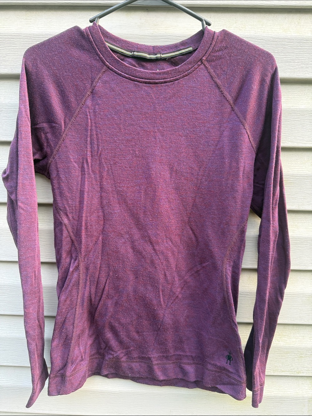Smartwool | Classic Thermal Merino Wool Base Layer Crew Shirt Purple Medium